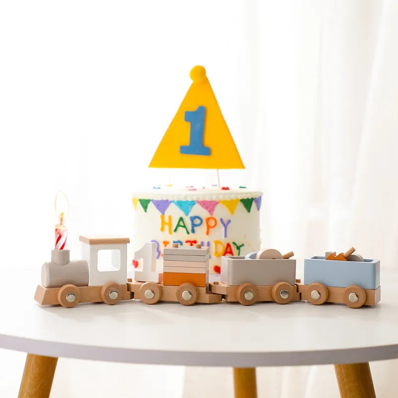 Wooden Birthday Train & More