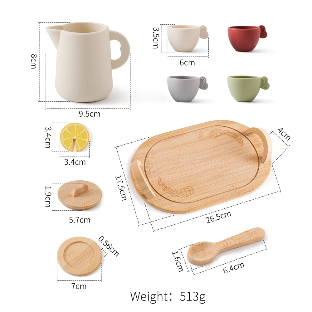 Children Silicone Tea Set