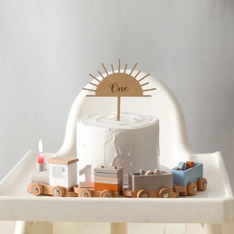 Wooden Birthday Train & More