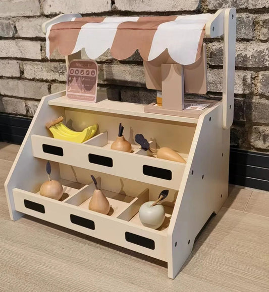 Wooden Role Play Toy Fruit Store