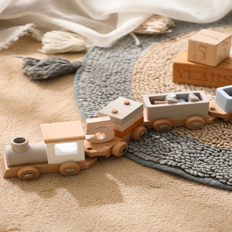 Wooden Birthday Train & More